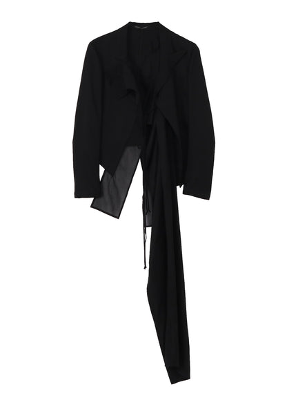 VISCOSE TWILL F COMBINATION SHORT JACKET