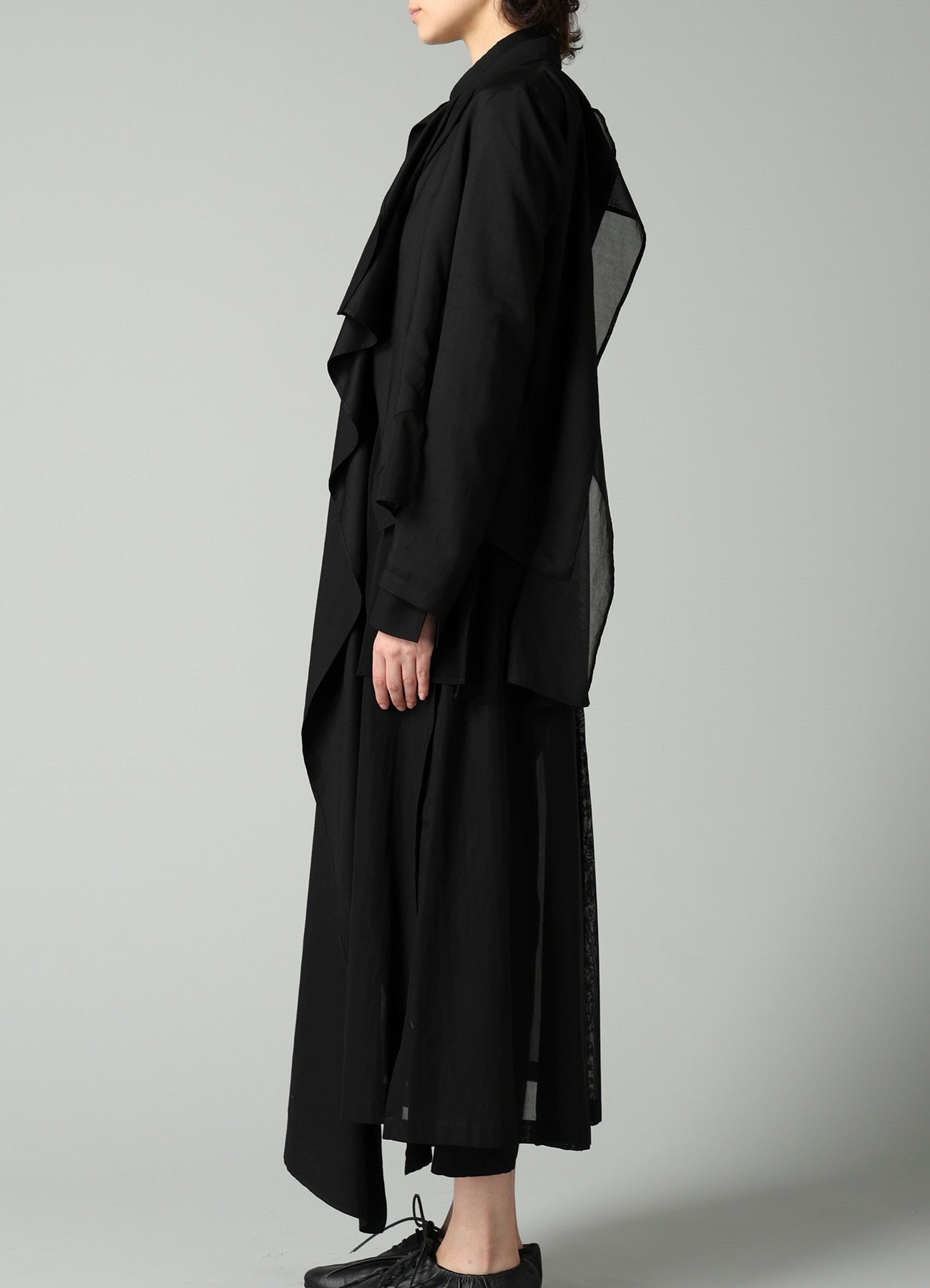 FRAMeWORK - ⭐︎FRAMeWORK ⭐︎インターシャプルオーバー　黒 VISCOSE TWILL F COMBINATION SHORT JACKET – THE SHOP YOHJI YAMAMOTO