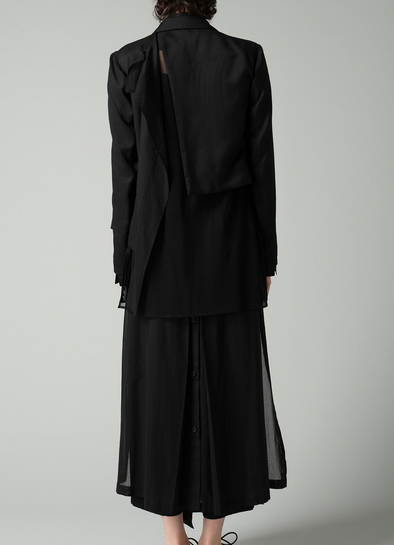 VISCOSE TWILL F COMBINATION SHORT JACKET