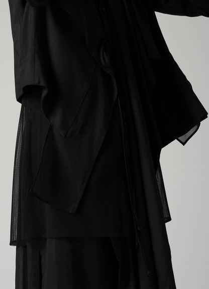 VISCOSE TWILL F COMBINATION SHORT JACKET