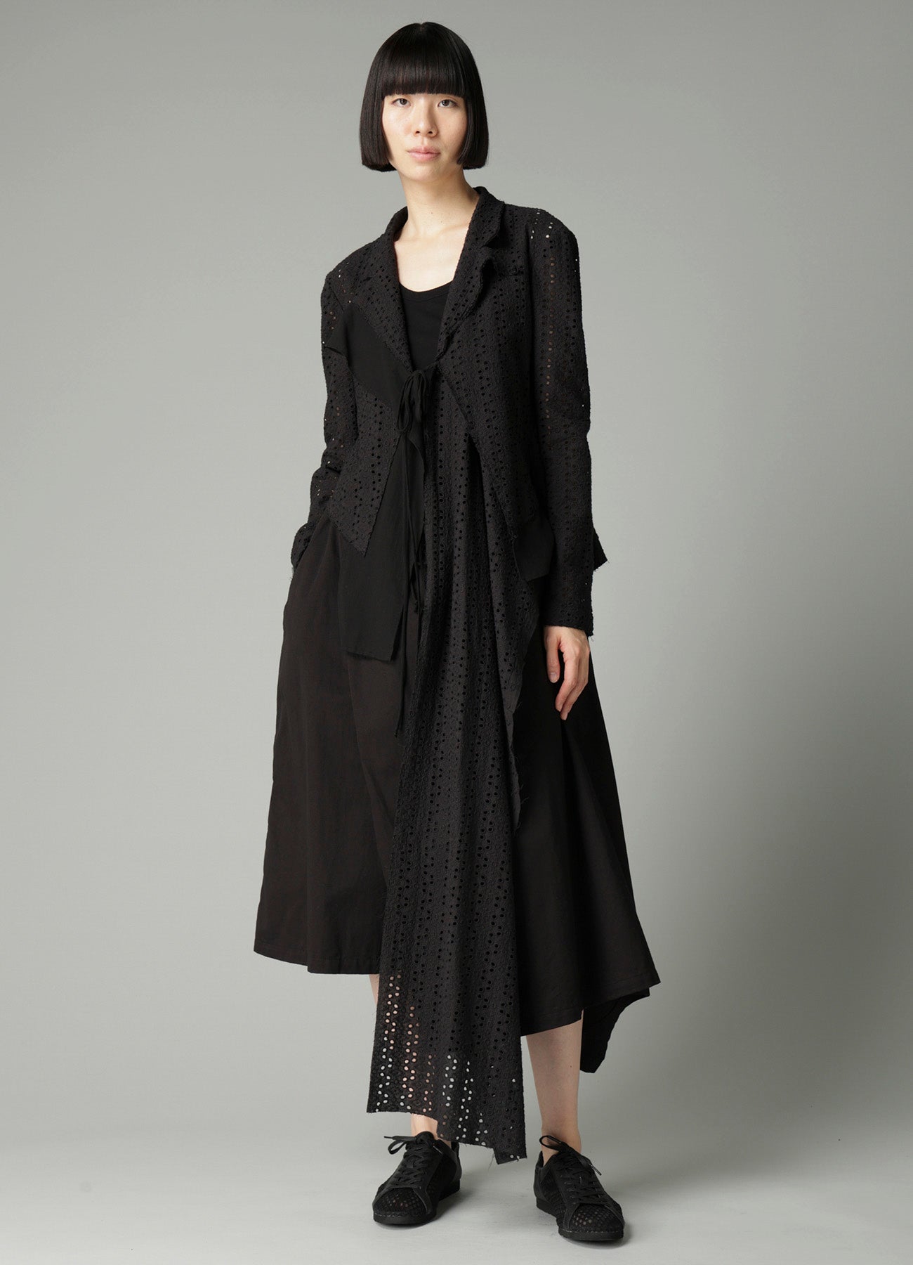 INDIAN EMBROIDERY LACE F COMBINATION SHORT JACKET – THE SHOP YOHJI