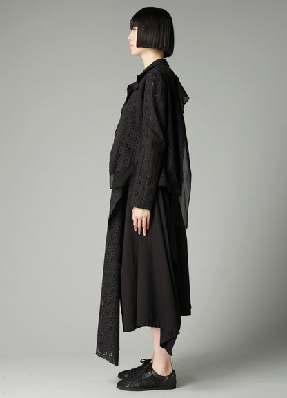 INDIAN EMBROIDERY LACE F COMBINATION SHORT JACKET