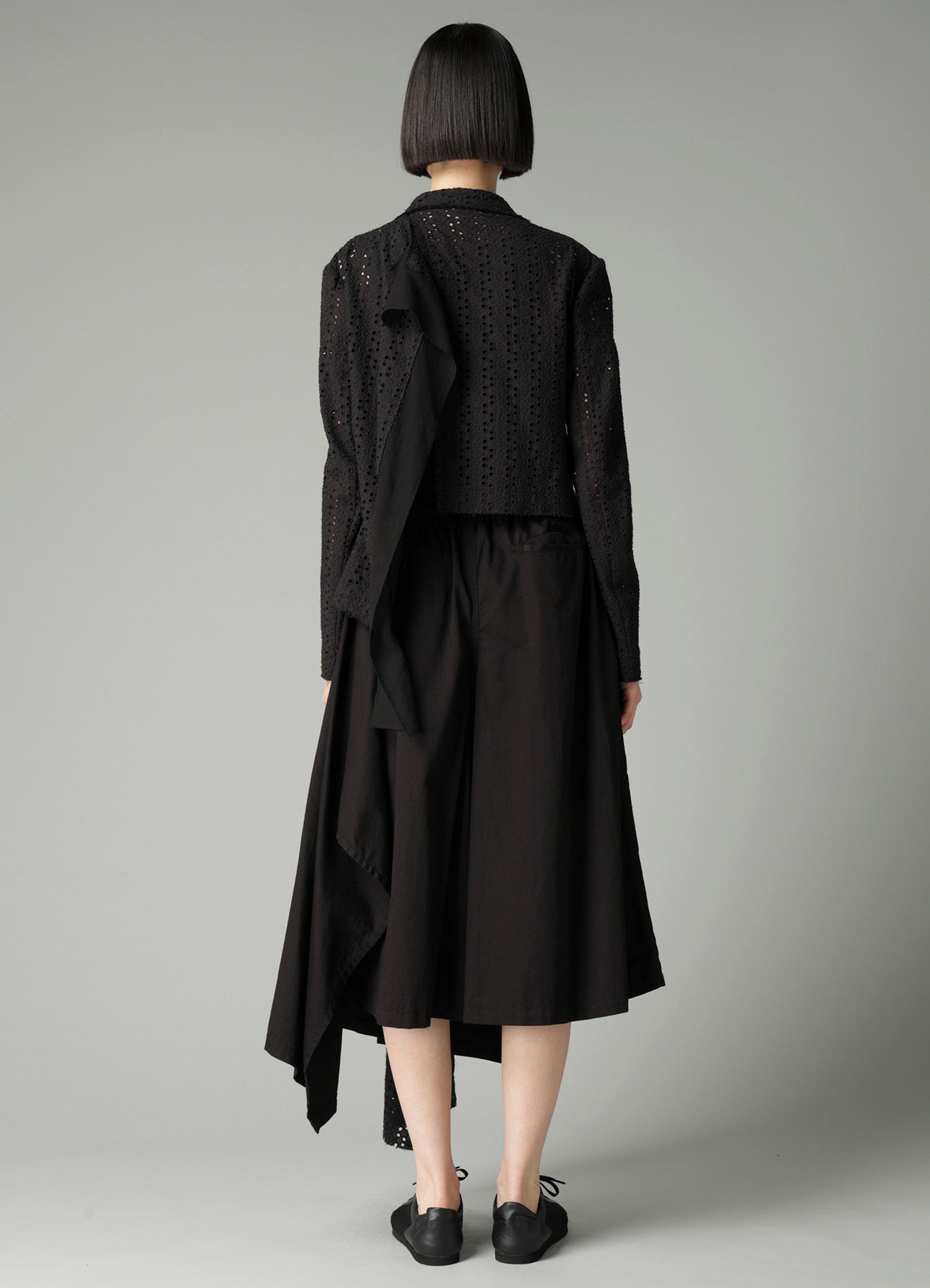 INDIAN EMBROIDERY LACE F COMBINATION SHORT JACKET – THE SHOP YOHJI