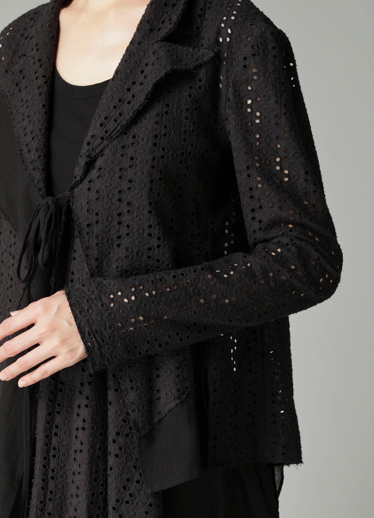 INDIAN EMBROIDERY LACE F COMBINATION SHORT JACKET