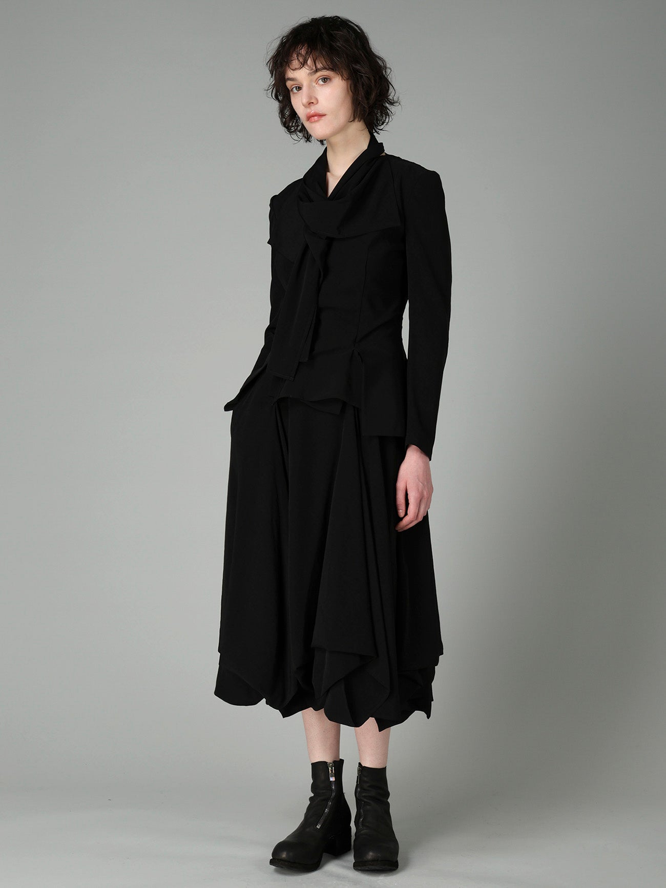 Ta/Pe CREPE DE CHINE STOLE JACKET – THE SHOP YOHJI YAMAMOTO