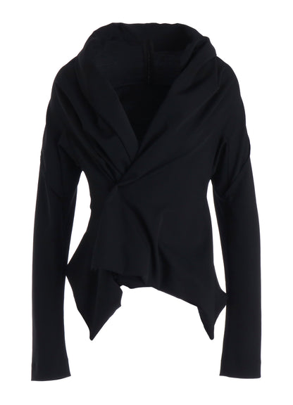 WOOL GABARDINE RAP JACKET