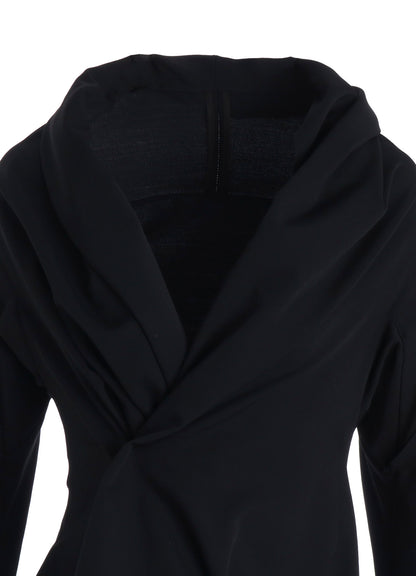 WOOL GABARDINE RAP JACKET