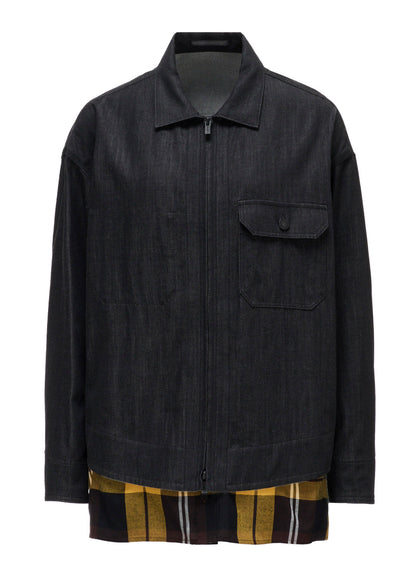 CHECK BLOUSON