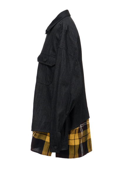 CHECK BLOUSON