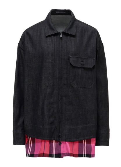 CHECK BLOUSON