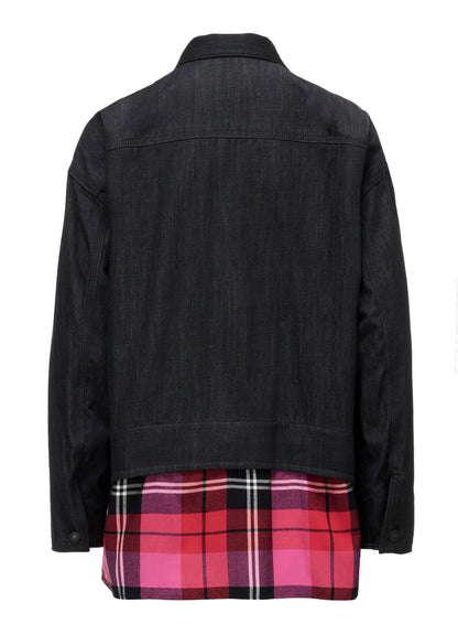 CHECK BLOUSON