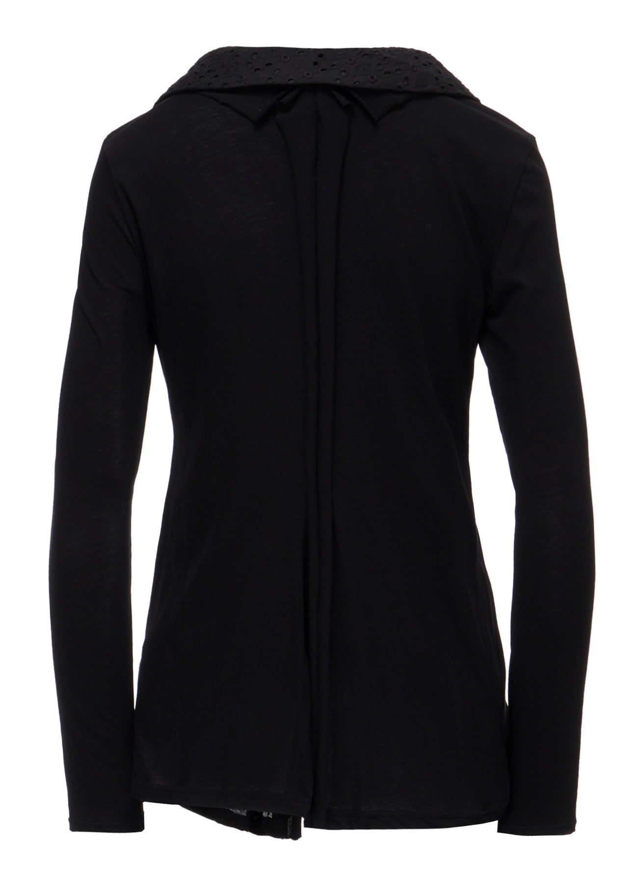 COTTON SINGLE JERSEY COMBINATION JACKET