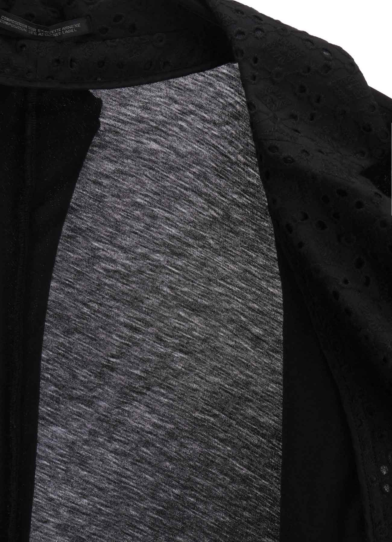 COTTON SINGLE JERSEY COMBINATION JACKET