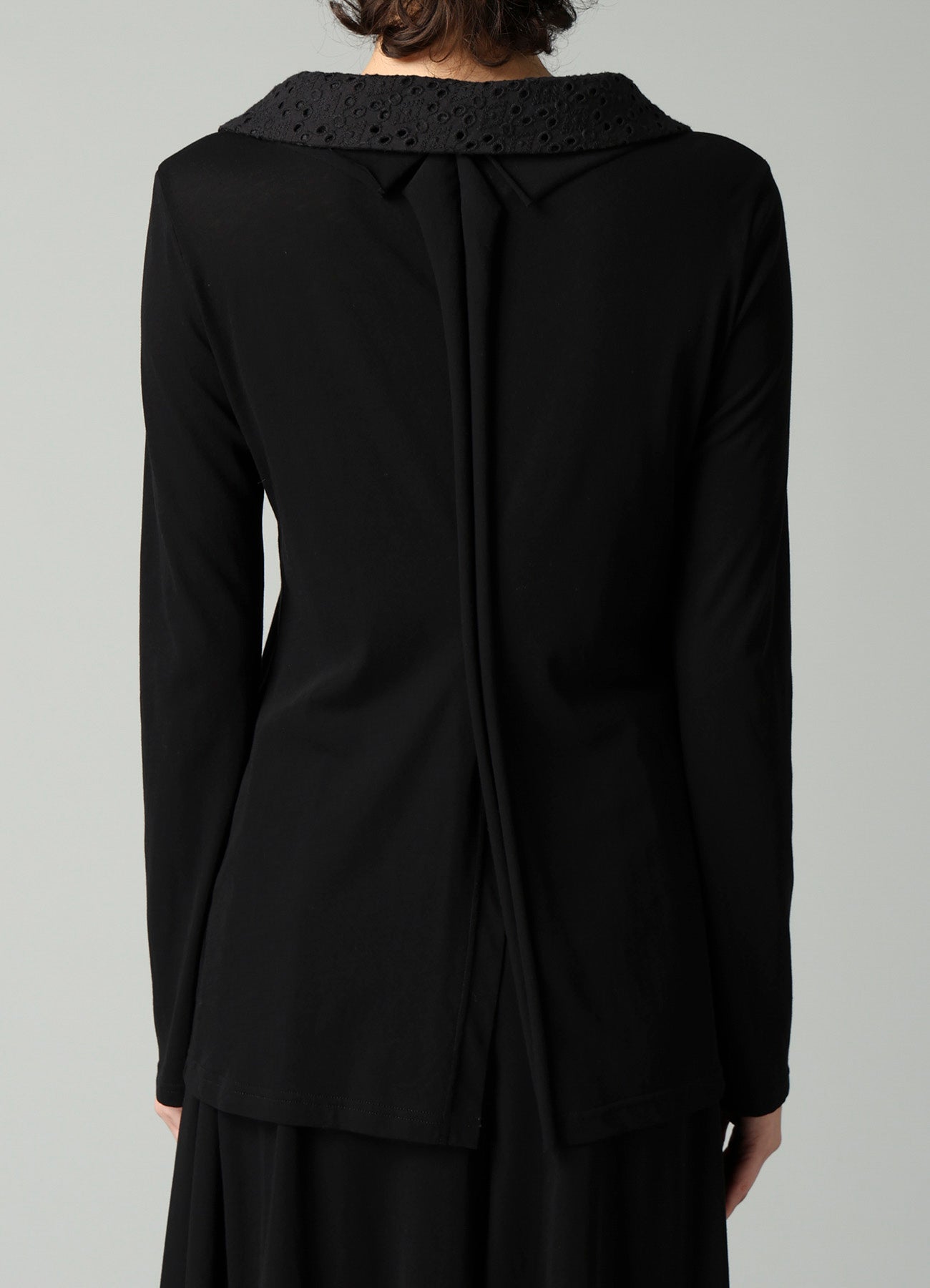 COTTON SINGLE JERSEY COMBINATION JACKET