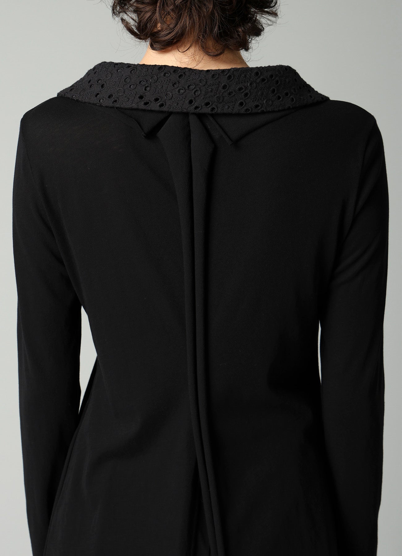 COTTON SINGLE JERSEY COMBINATION JACKET