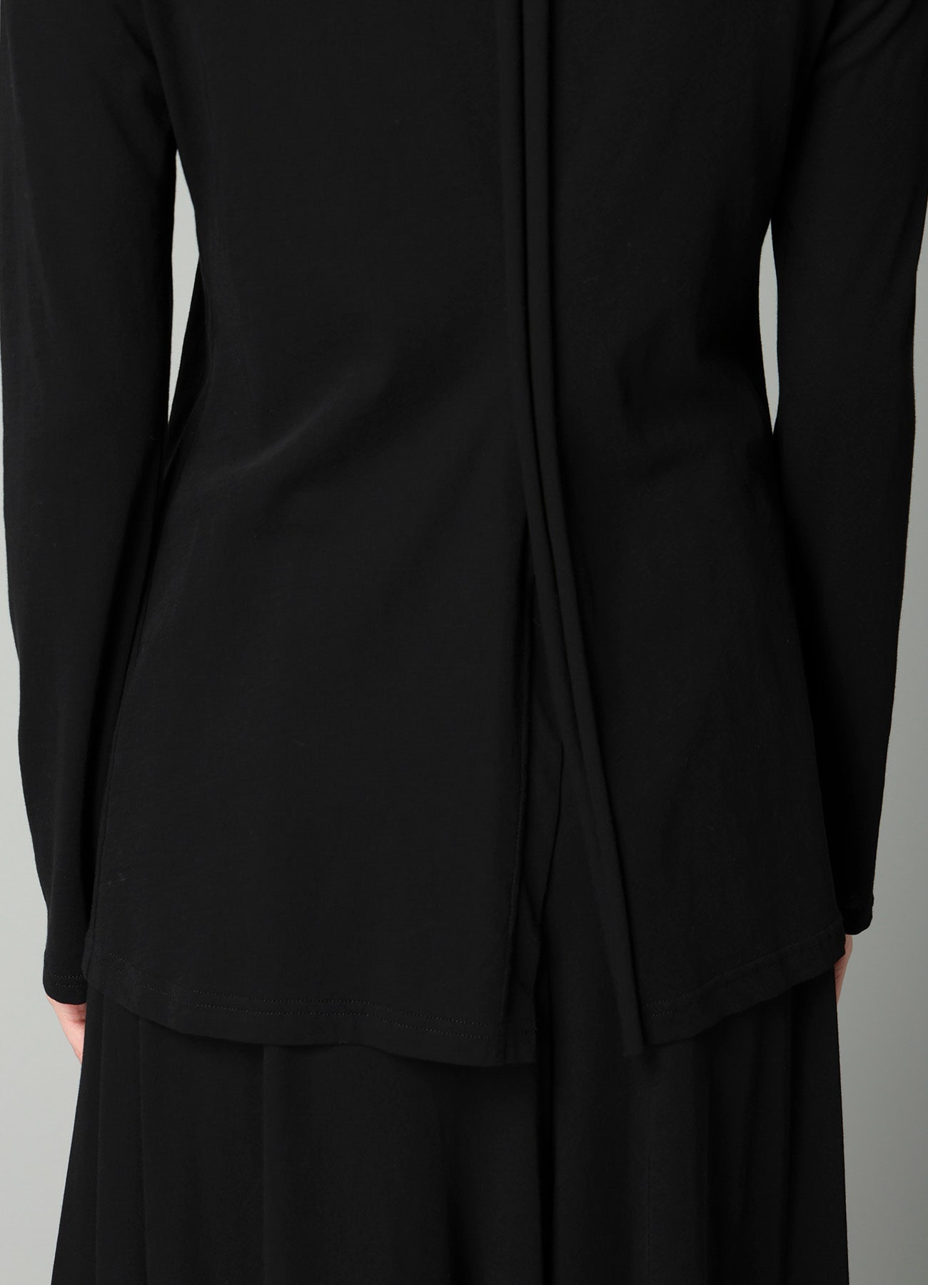 COTTON SINGLE JERSEY COMBINATION JACKET