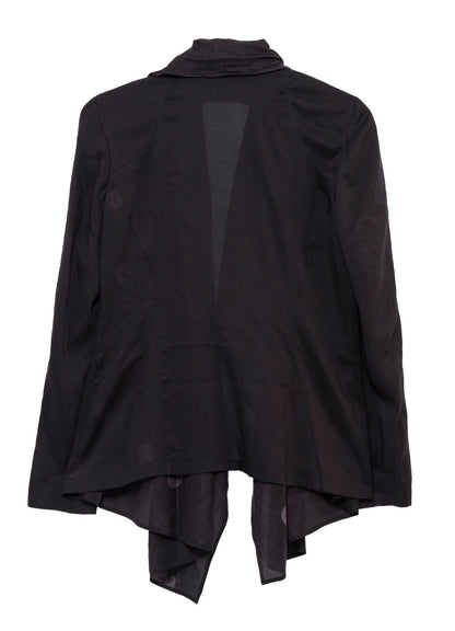 DAMAGED DOT S FRONT DRAPED DETAIL JACKET