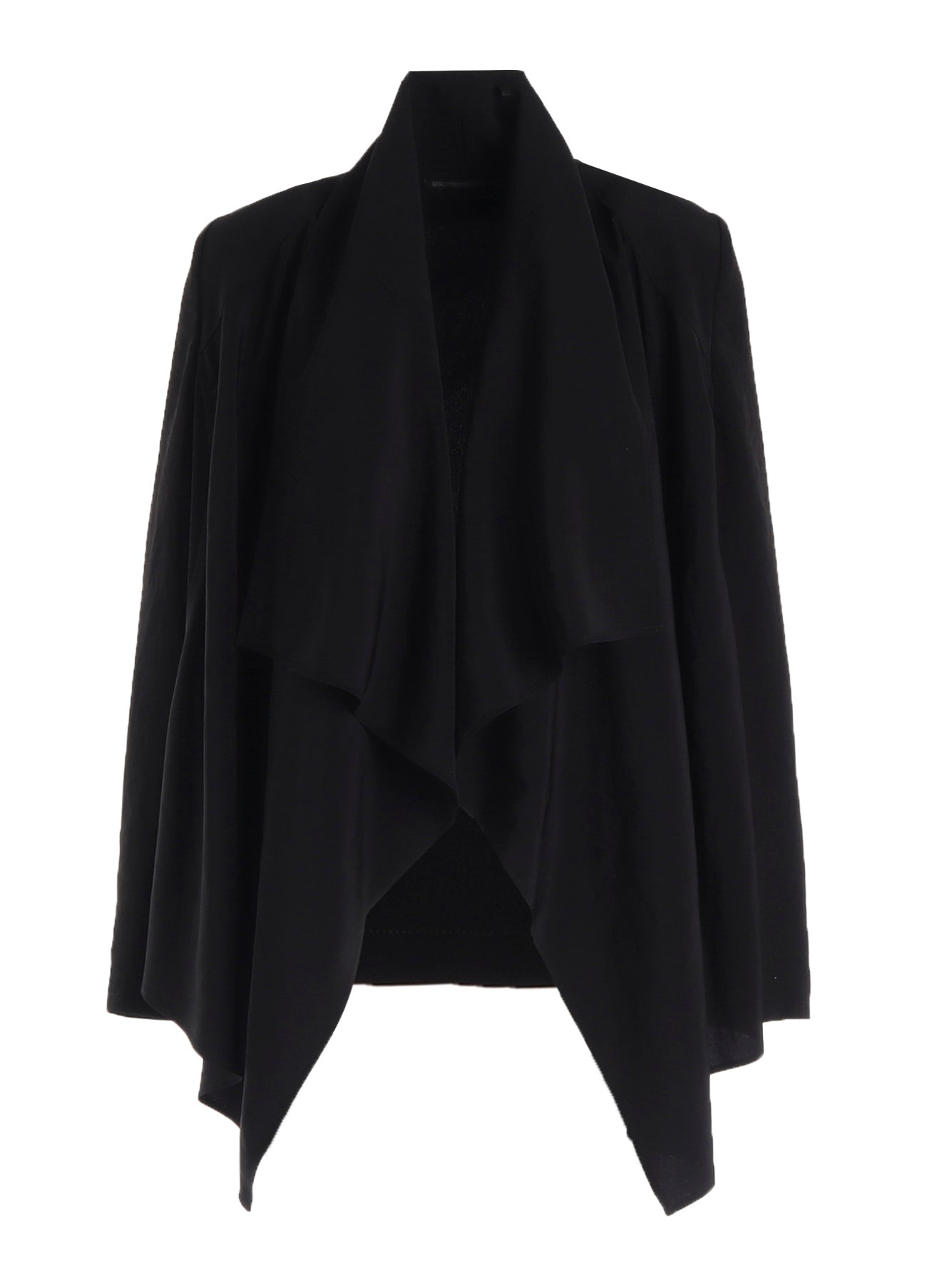 Ta/Pe CREPE DE CHINE FRONT DRAPED DETAIL JACKET