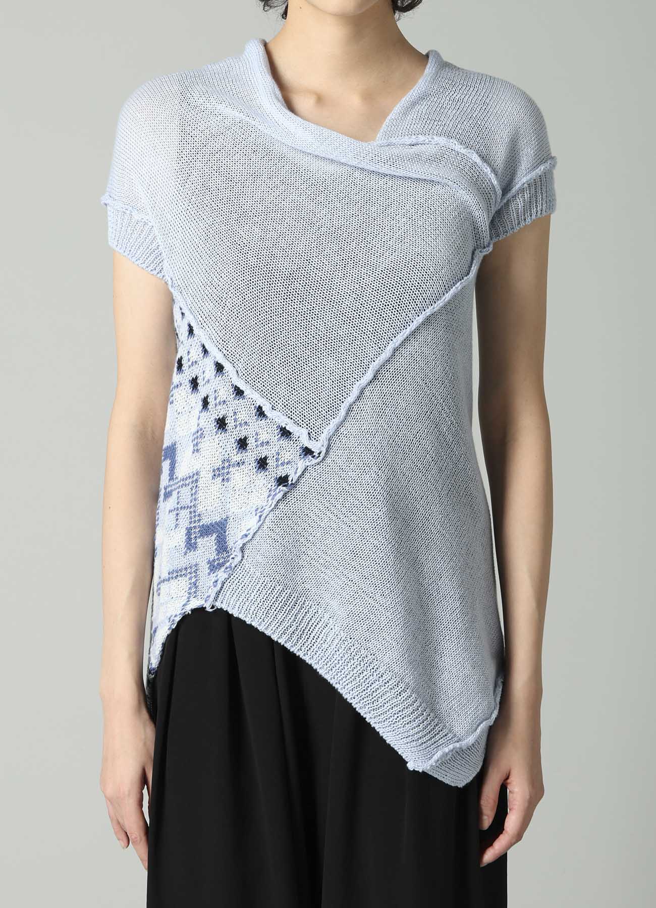 COLOR COMBI JQ PANELED PULLOVER A