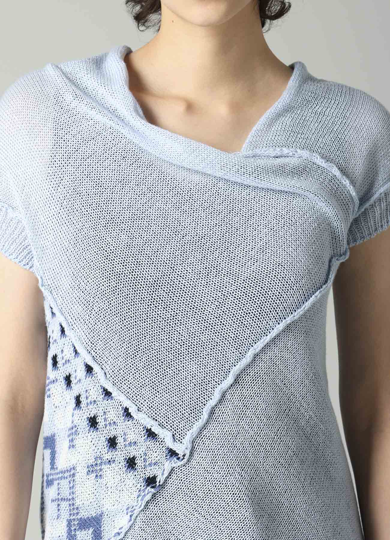 COLOR COMBI JQ PANELED PULLOVER A