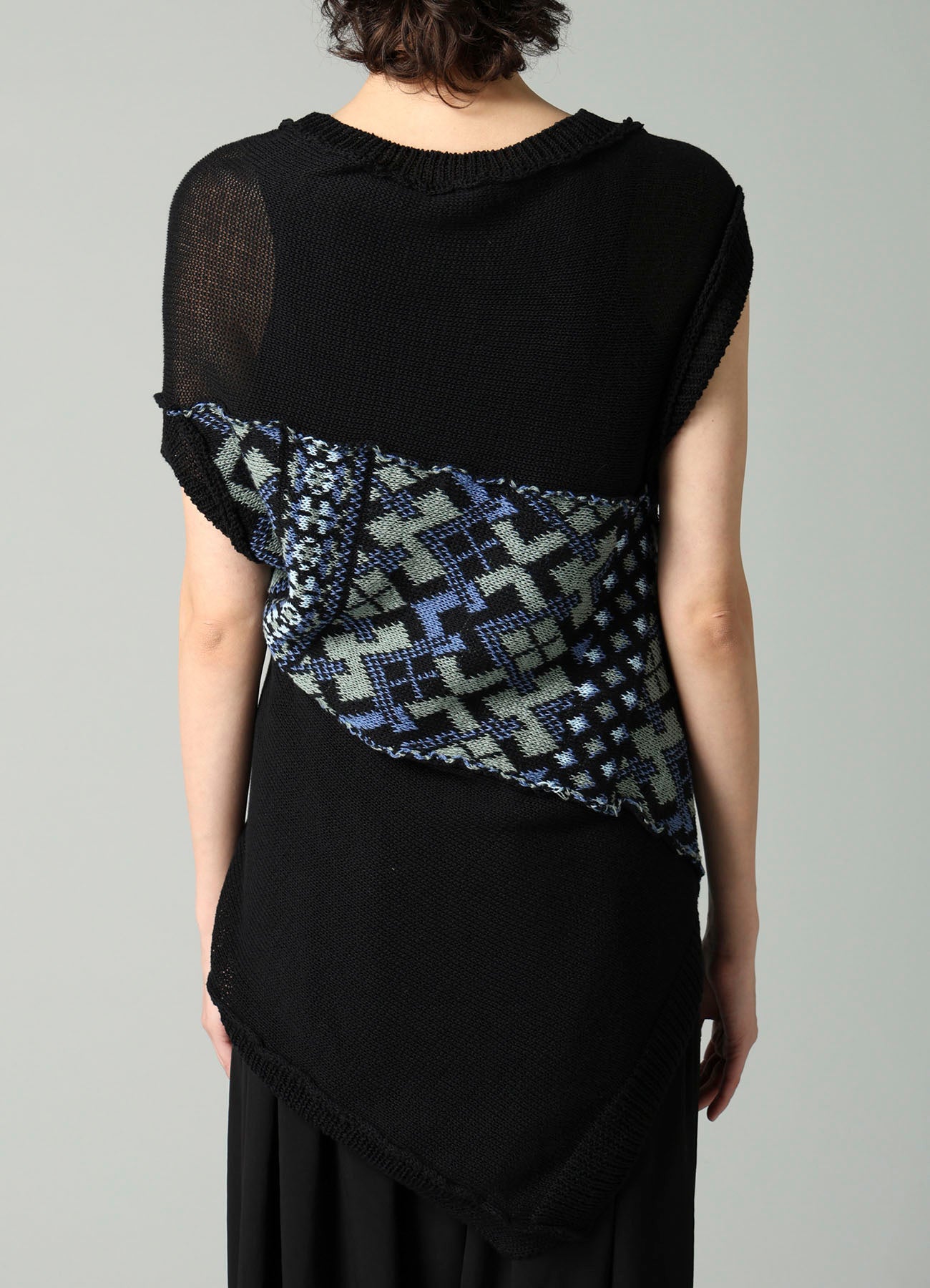 COLOR COMBI JQ PANELED PULLOVER B