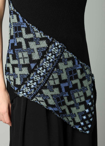 COLOR COMBI JQ PANELED PULLOVER B