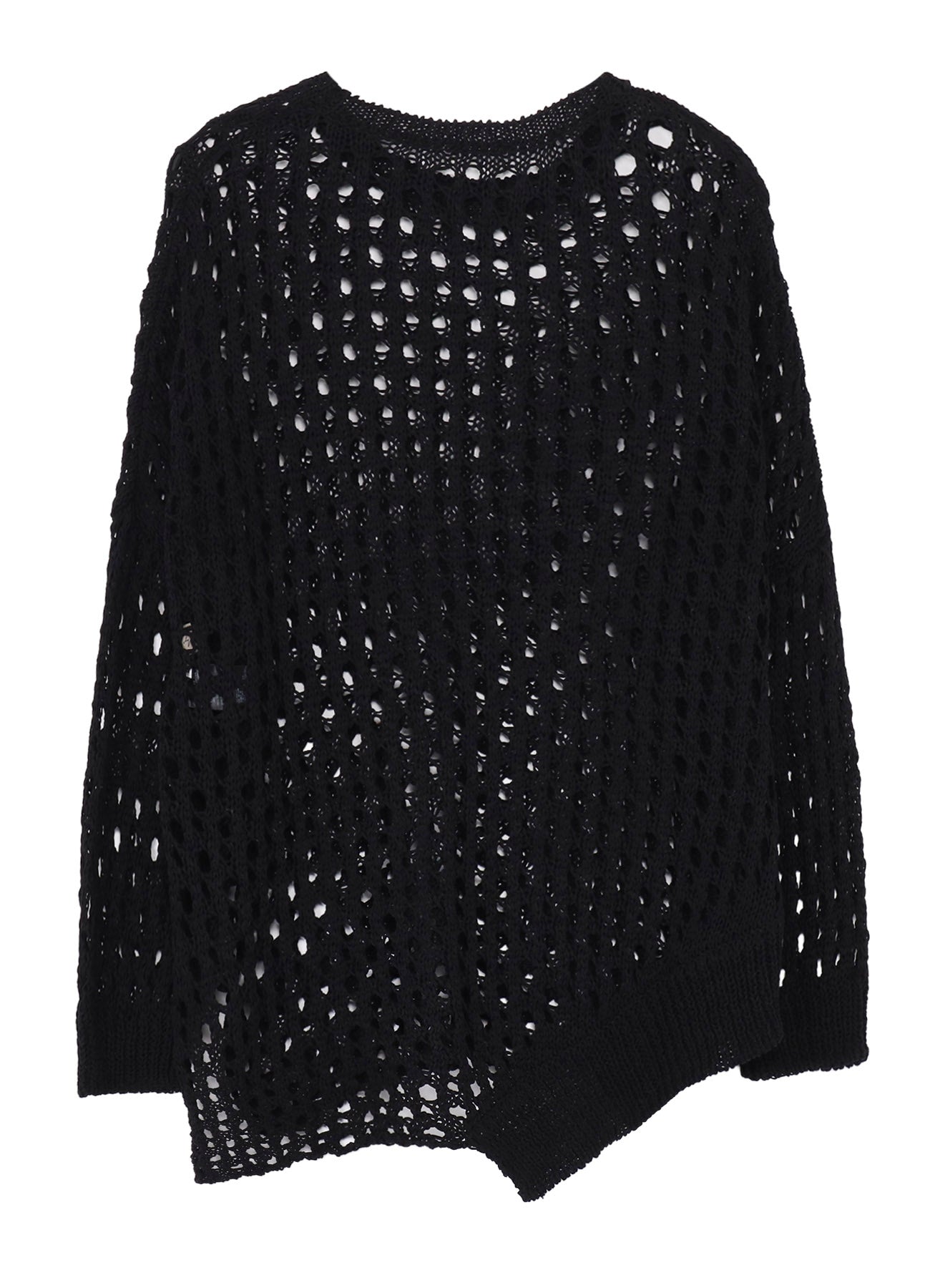 OPENWORK KNIT ROUND NECK PULLOVER – THE SHOP YOHJI YAMAMOTO