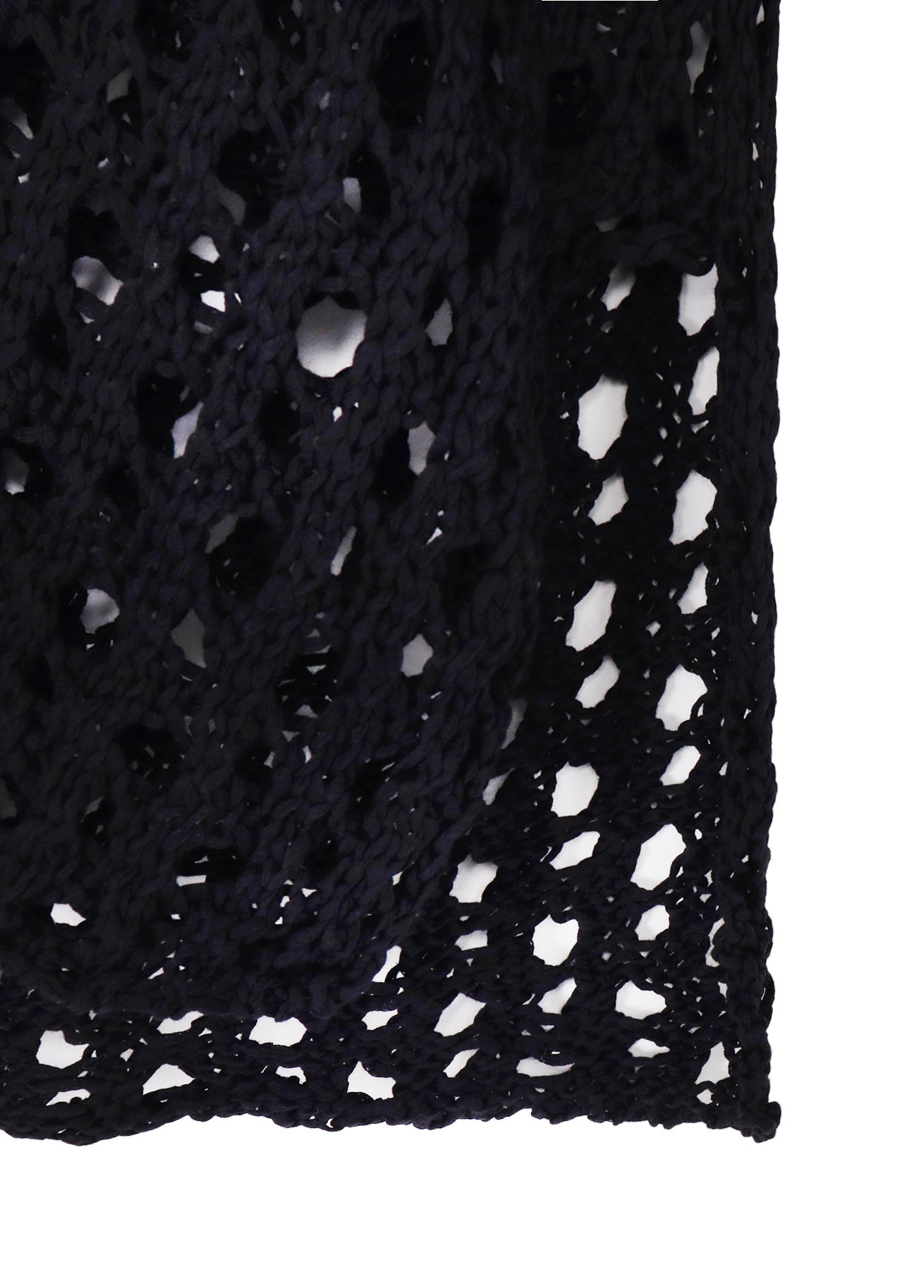 OPENWORK KNIT ROUND NECK PULLOVER – THE SHOP YOHJI YAMAMOTO