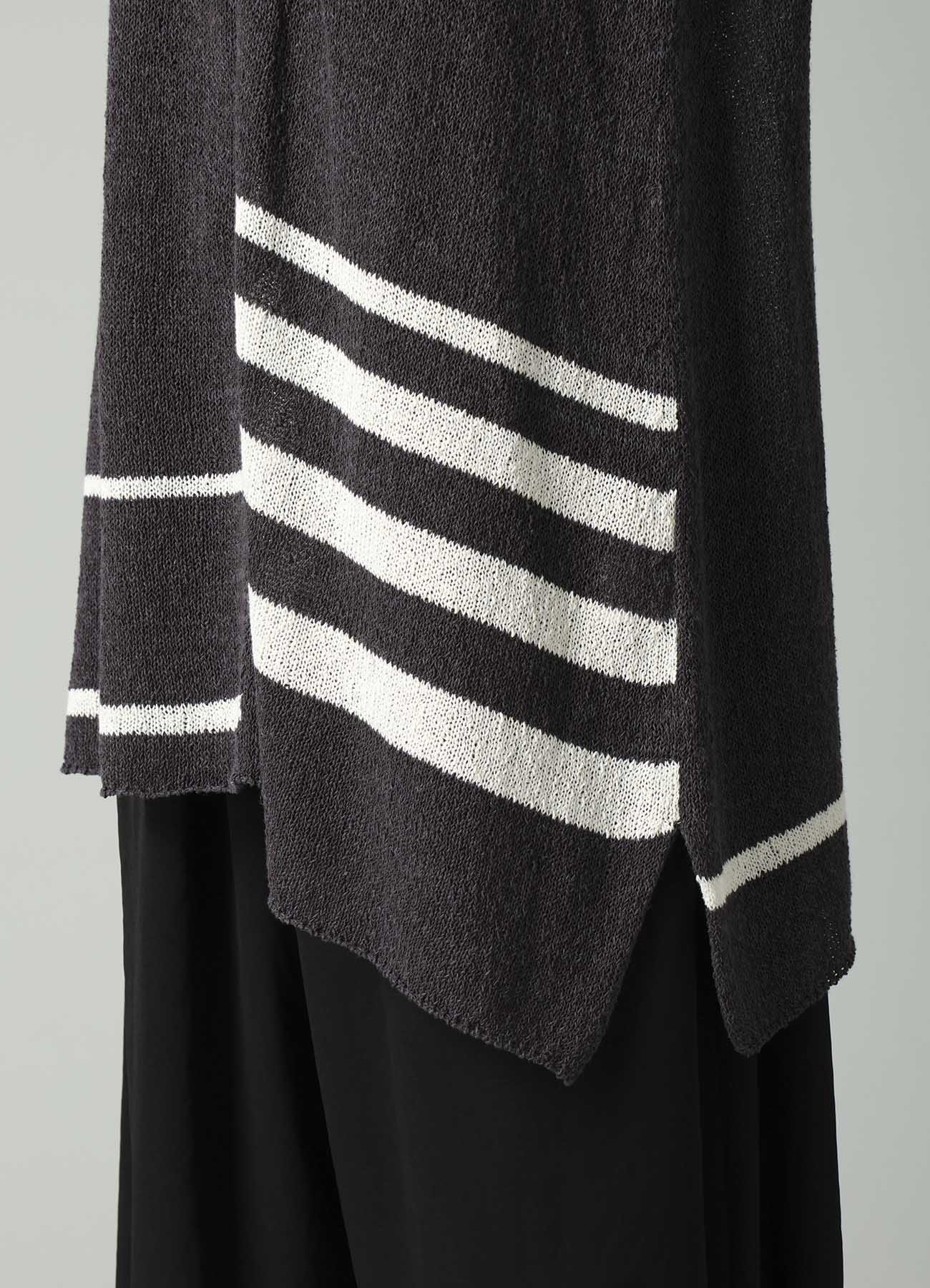 PLATING STRIPE PATTERN ST PATTERN PULLOVER
