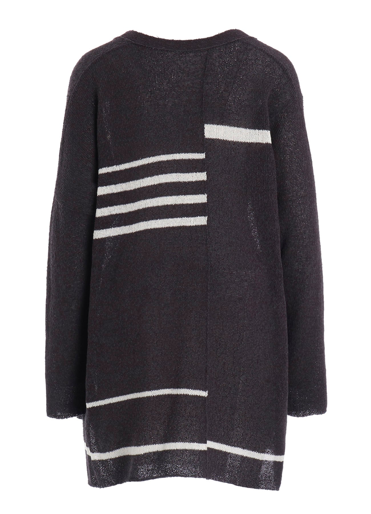 PLATING STRIPE PATTERN ST PATTERN CARDIGAN