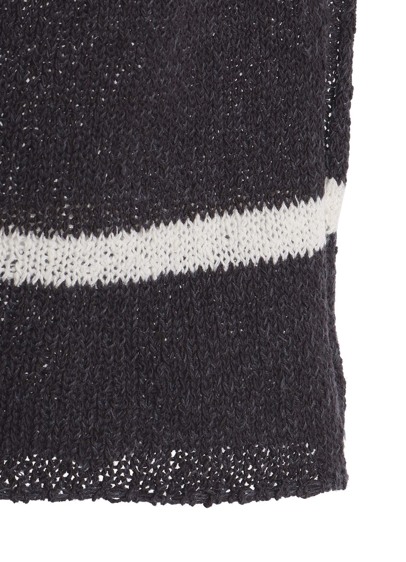 PLATING STRIPE PATTERN ST PATTERN CARDIGAN