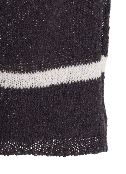 PLATING STRIPE PATTERN ST PATTERN CARDIGAN
