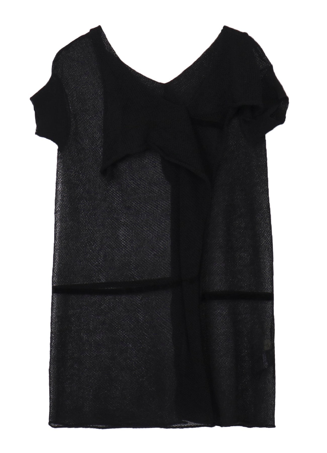 TUCK STITCH DRAPED PULLOVER – THE SHOP YOHJI YAMAMOTO