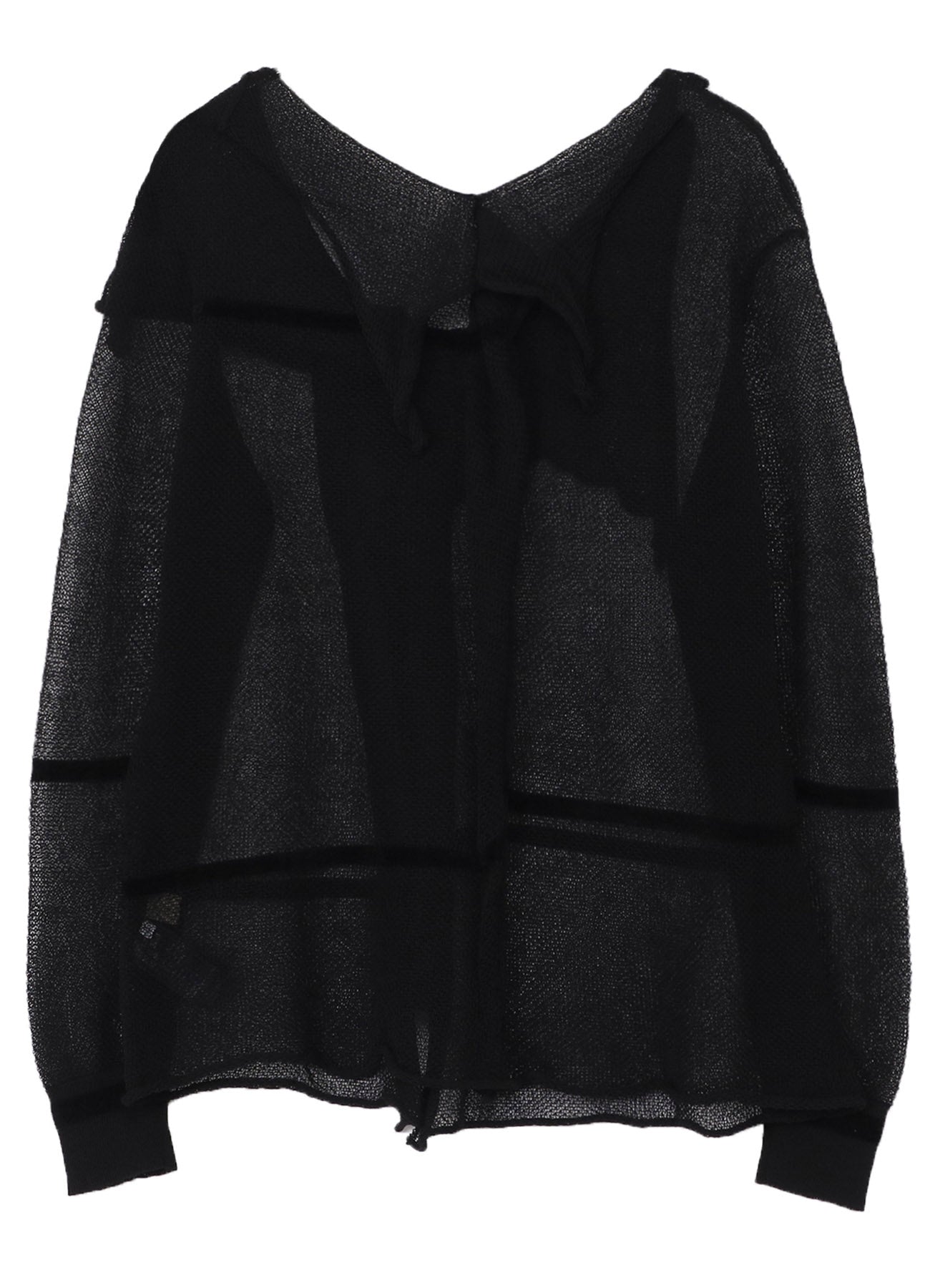 TUCK STITCH DRAPED CARDIGAN – THE SHOP YOHJI YAMAMOTO