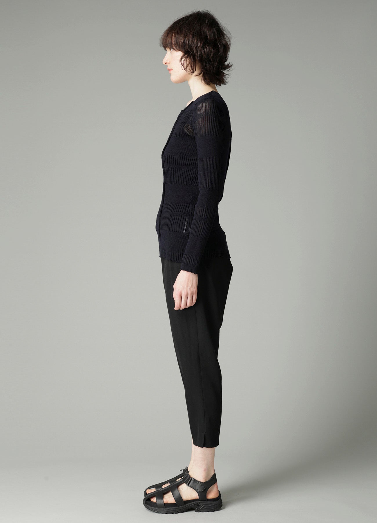 RIB TUCK D ROUND NECK PO