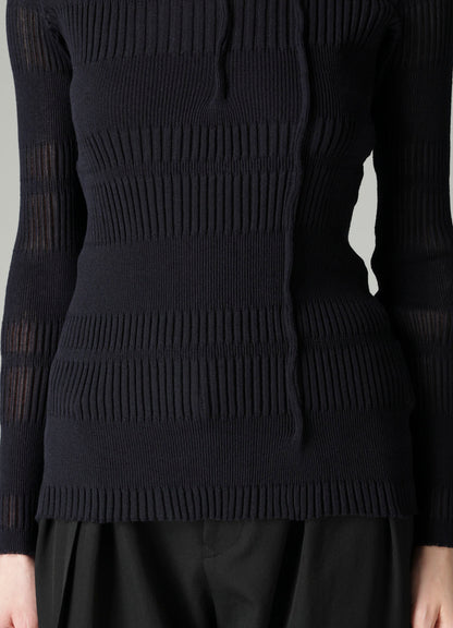 RIB TUCK D ROUND NECK PO