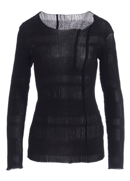 RIB TUCK D ROUND NECK PO