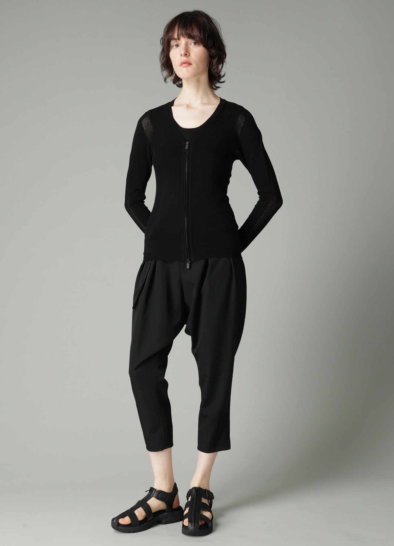 WG+MESH WG LANA CARDIGAN