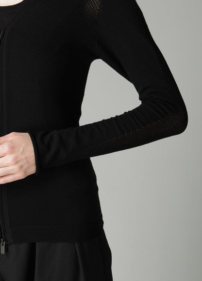 WG+MESH WG LANA CARDIGAN