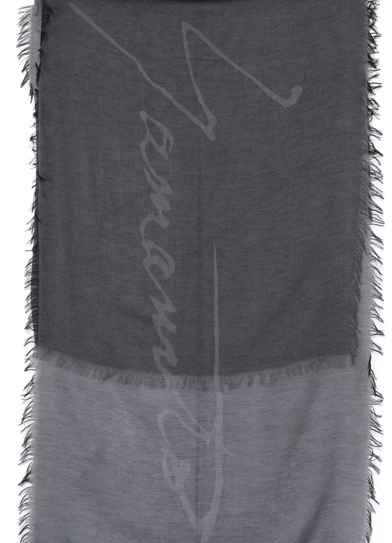 COTTON JACQUARD SIGNATURE STOLE