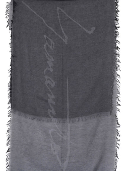 COTTON JACQUARD SIGNATURE STOLE