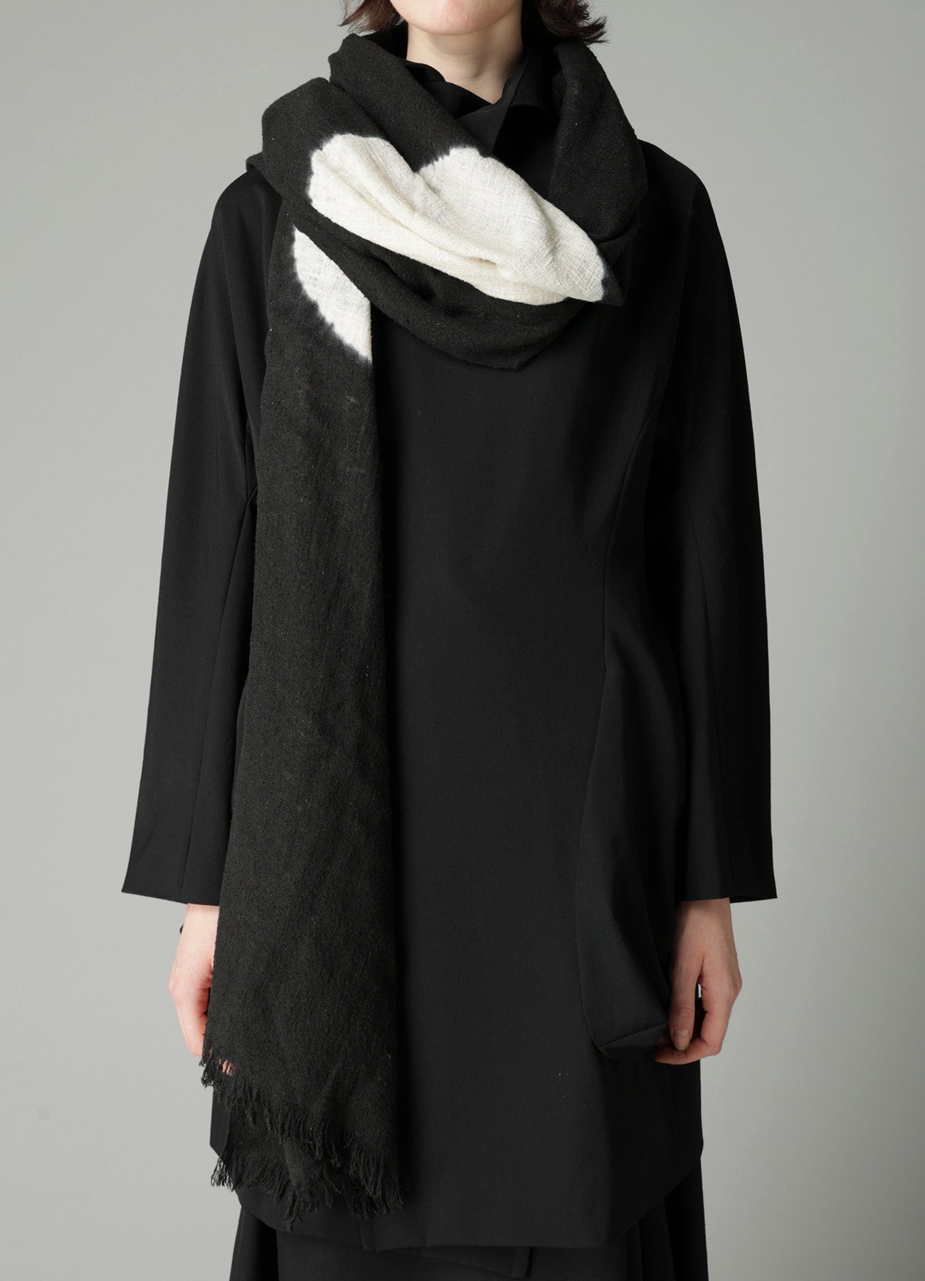 HANDMADE SILK DOT STOLE – THE SHOP YOHJI YAMAMOTO