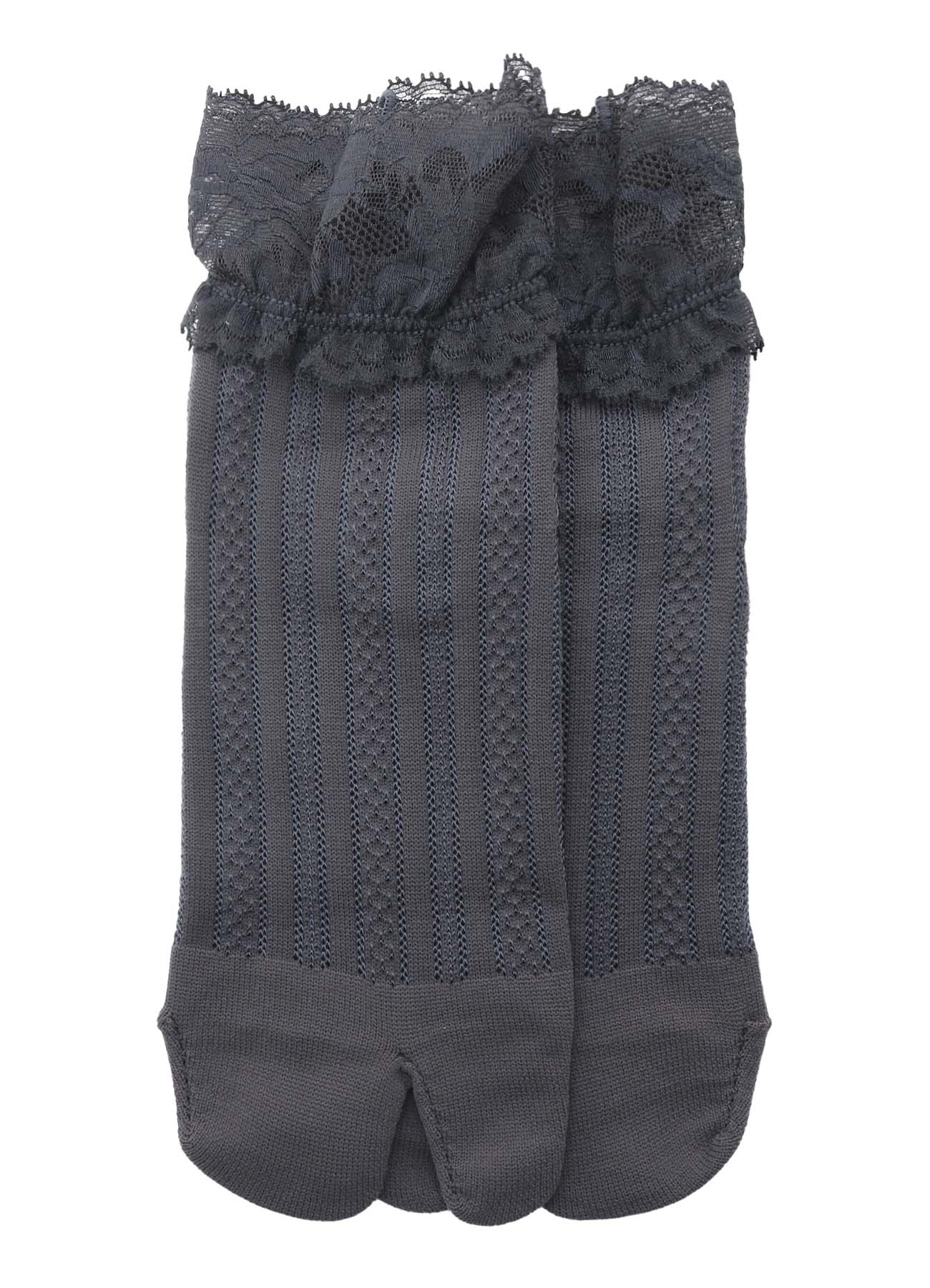 MESH/LACE LACE TABI SOCKS