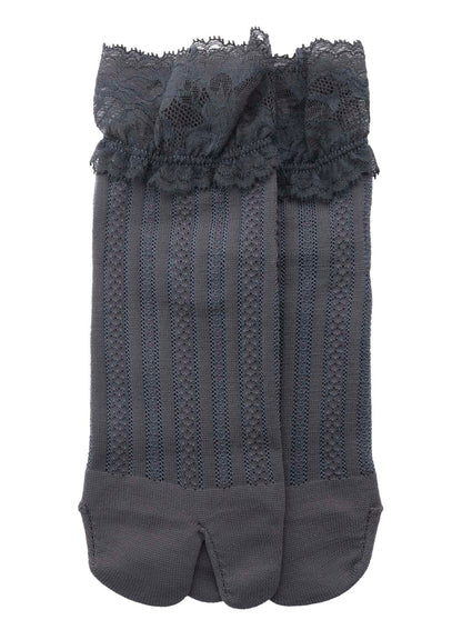 MESH/LACE LACE TABI SOCKS