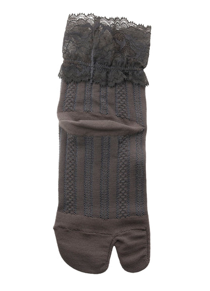 MESH/LACE LACE TABI SOCKS