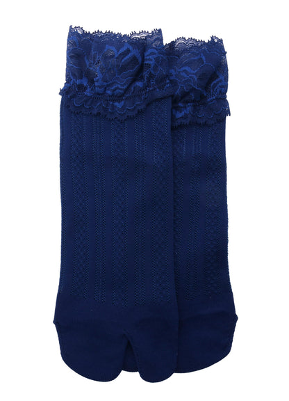MESH/LACE LACE TABI SOCKS