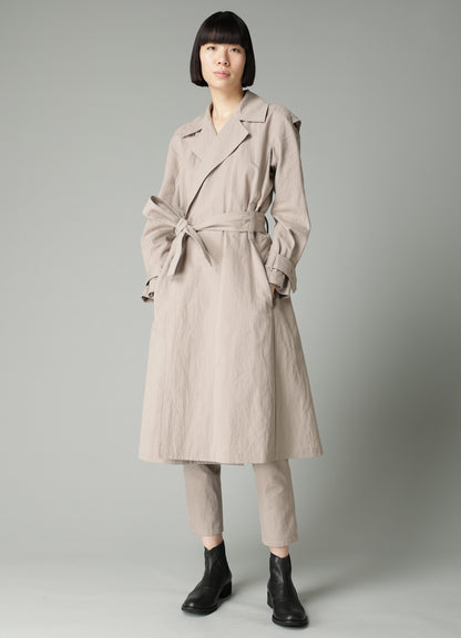 C/Li POPLIN STRAIGHT SLIM PANTS