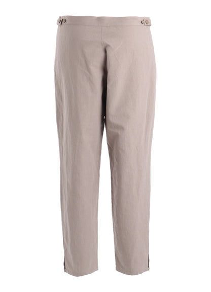 C/Li POPLIN STRAIGHT SLIM PANTS