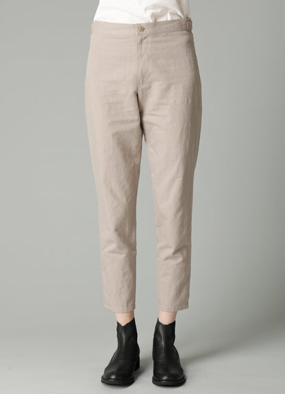 C/Li POPLIN STRAIGHT SLIM PANTS