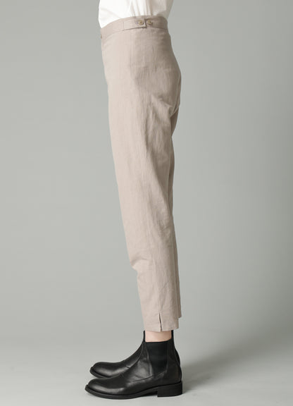 C/Li POPLIN STRAIGHT SLIM PANTS